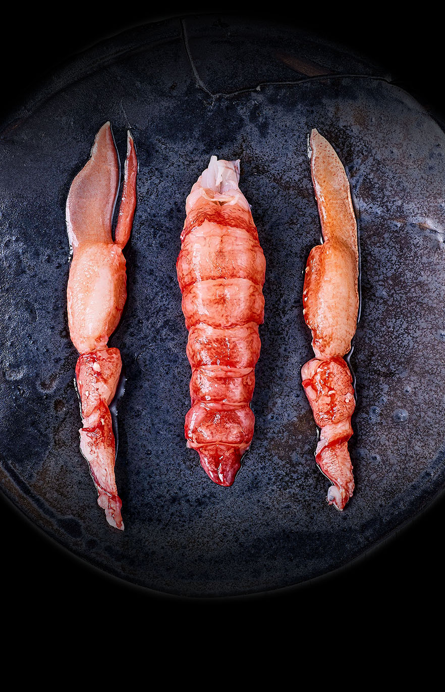 Lobster in pieces