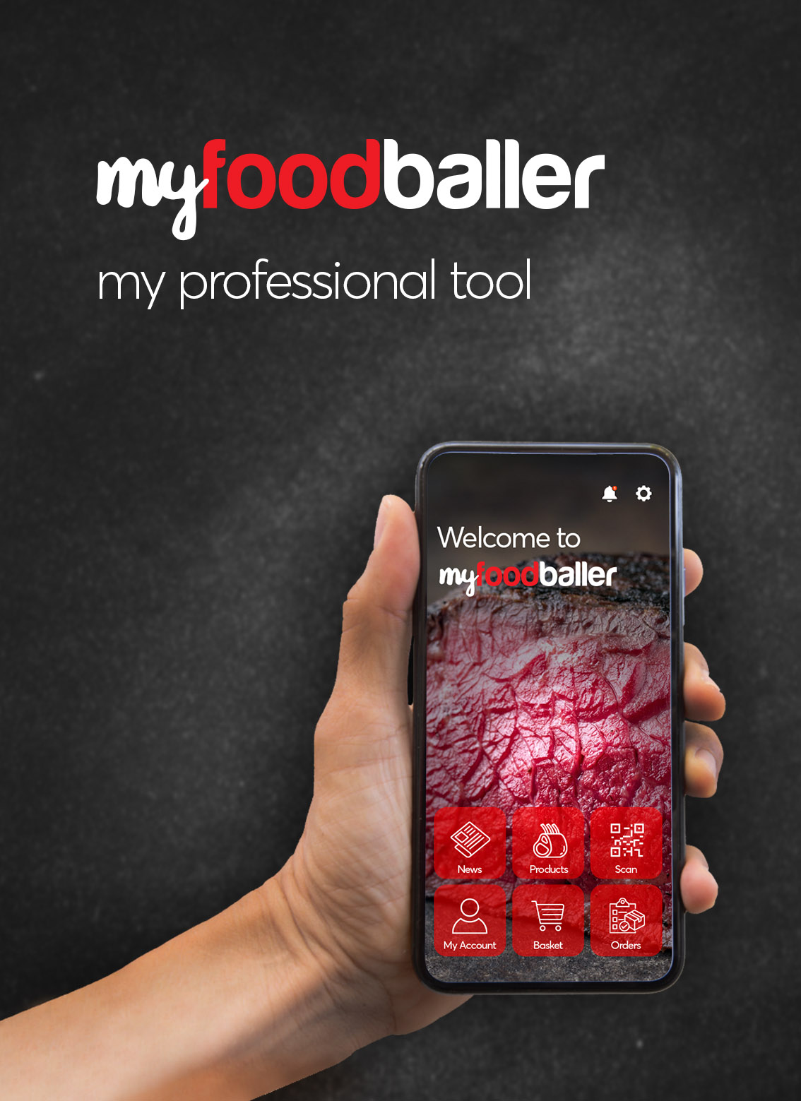 myfoodballer App Banner - Mobile myfoodballer App Banner